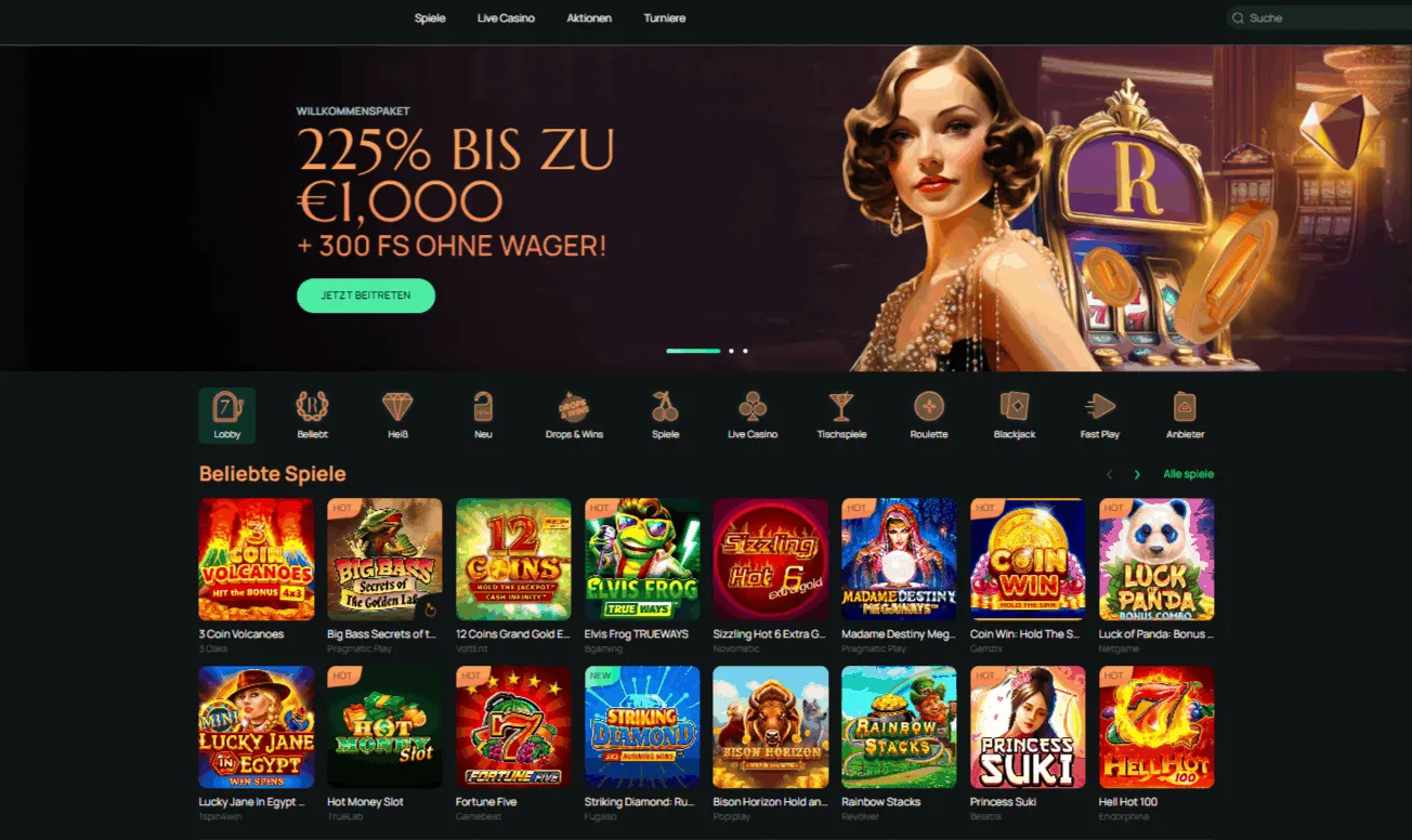 Ritzo Casino Angebote Ritzo Casino Willkommensbonus